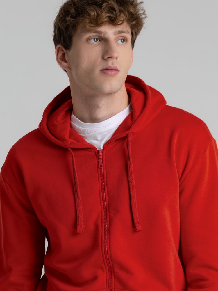 Толстовка на молнии с капюшоном Siverga 2.0 Heavy, красная / Миниатюра модельного (1000)