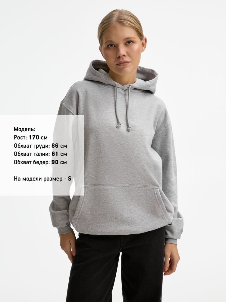 Худи унисекс Condor, серый меланж / Миниатюра модельного (1000)