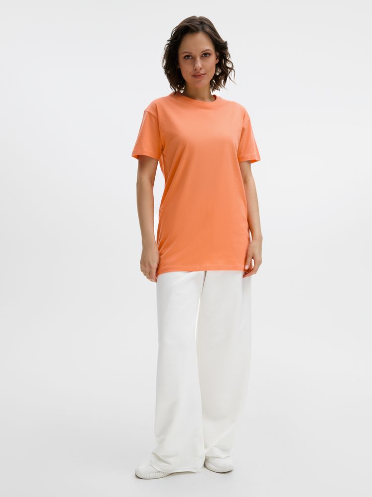 Футболка унисекс Regent 150, оранжевая (абрикосовая) / Миниатюра модельного (1000)