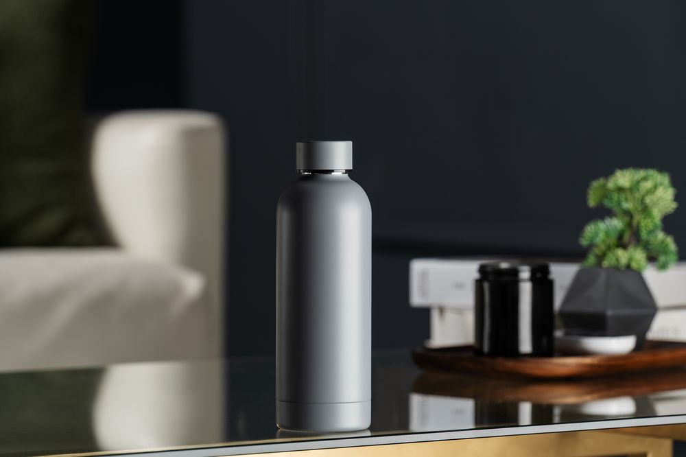 Термобутылка Glendale, серая / Миниатюра имиджевого (1000)