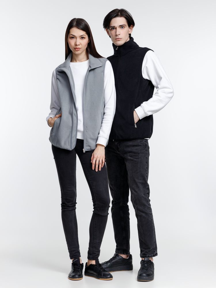 Жилет флисовый унисекс Nesse, серый / Миниатюра модельного (1000)