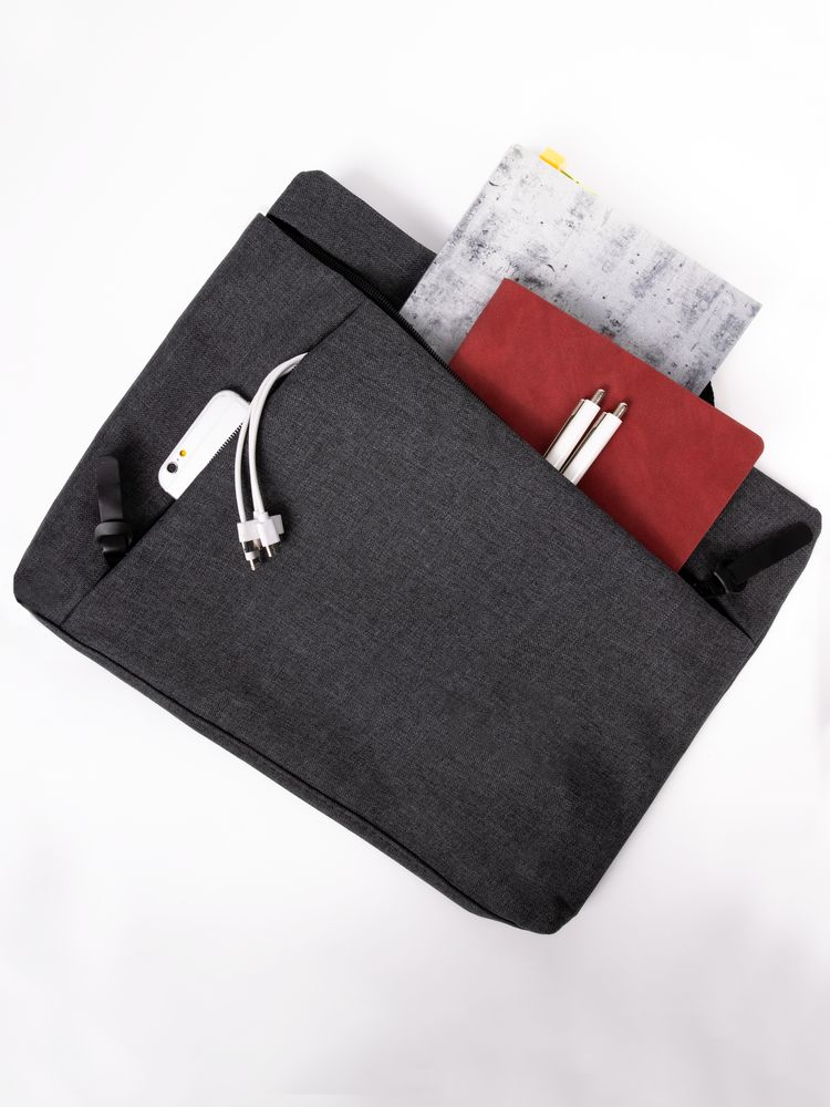 Сумка для документов HotDoc, темно-серая / Миниатюра имиджевого (1000)