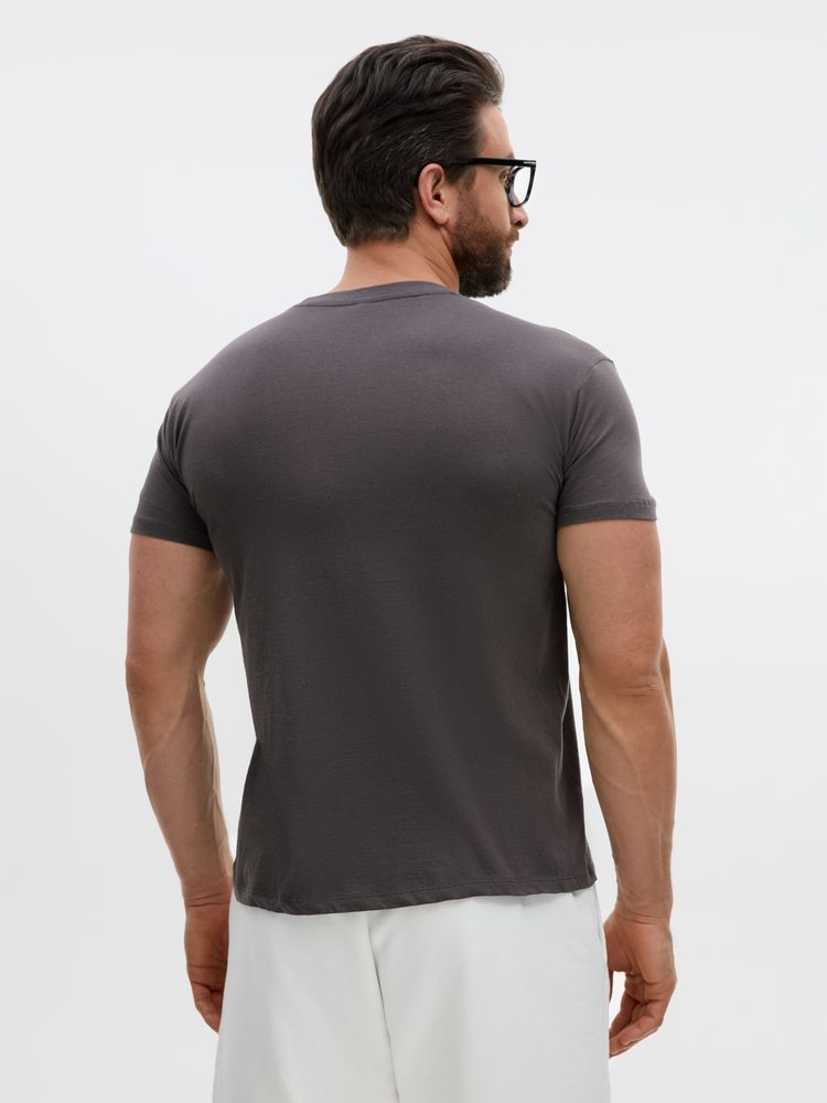 Футболка унисекс Regent 150, темно-серая / Миниатюра модельного (1000)