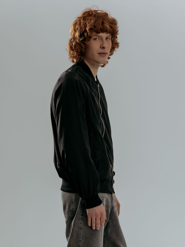 Бомбер Wigton, черный / Миниатюра модельного (1000)