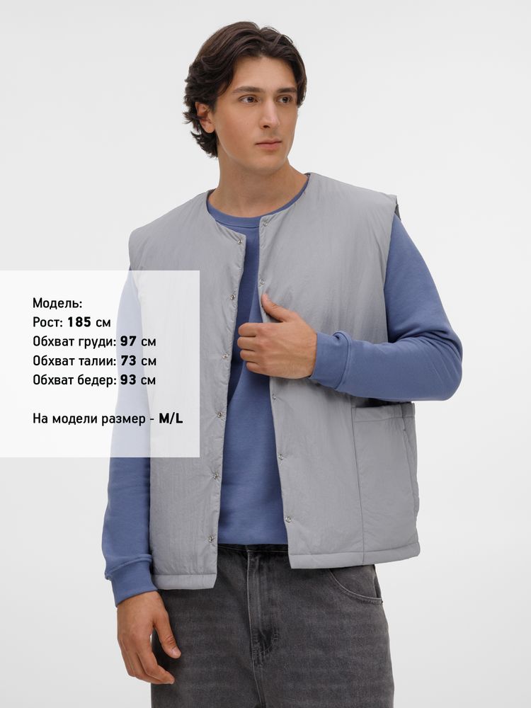 Жилет унисекс Veter, серый / Миниатюра модельного (1000)