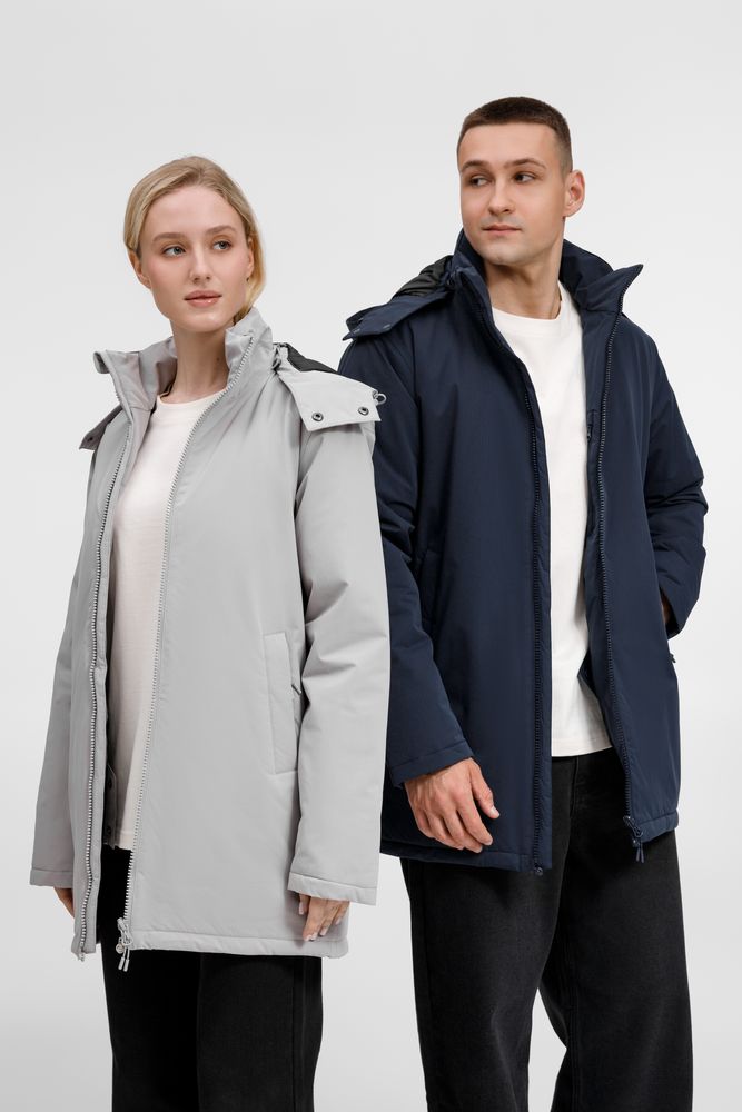 Куртка-парка унисекс Sfera, светло-серая / Миниатюра модельного (1000)