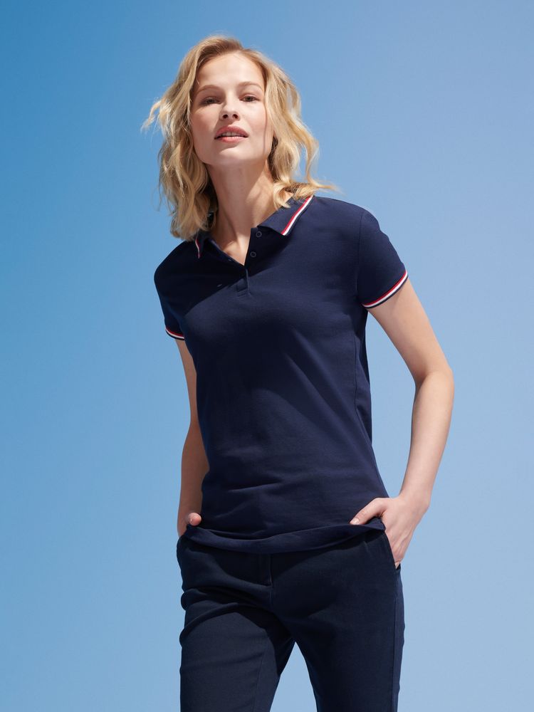 Рубашка поло женская Prestige Women, белая / Миниатюра имиджевого (1000)