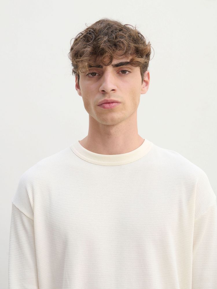 Футболка с длинным рукавом Thermal T, бежевая (неокрашенная) / Миниатюра модельного (1000)