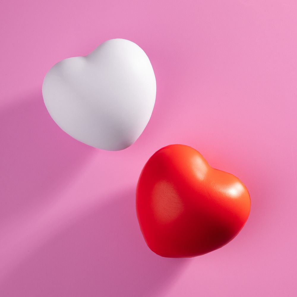 Антистресс «Сердце», красный / Миниатюра имиджевого (1000)