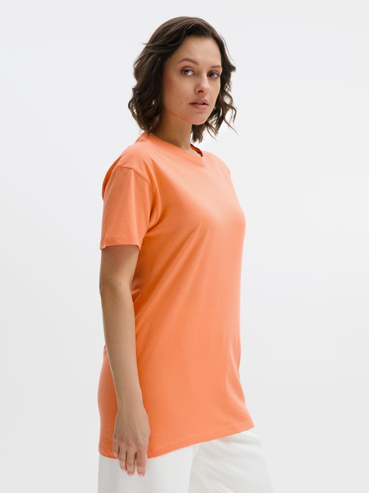 Футболка унисекс Regent 150, оранжевая (абрикосовая) / Миниатюра модельного (1000)