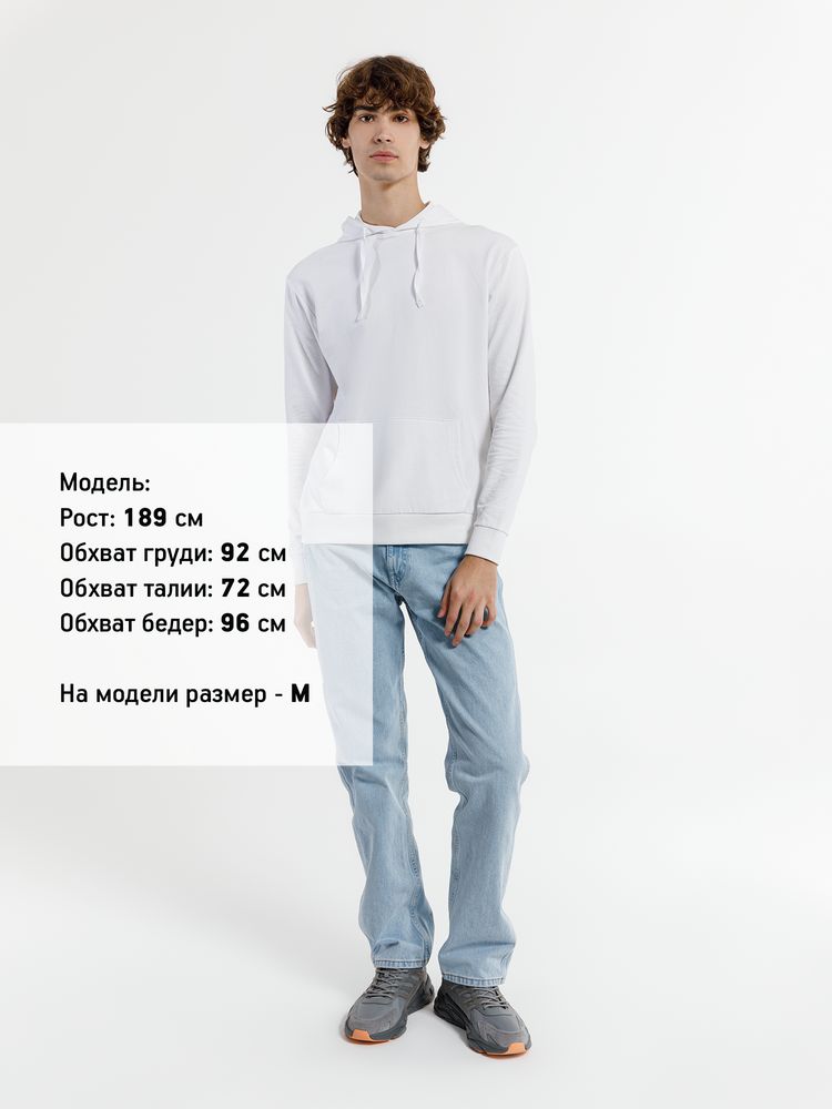 Худи унисекс Westray, белое / Миниатюра модельного (1000)