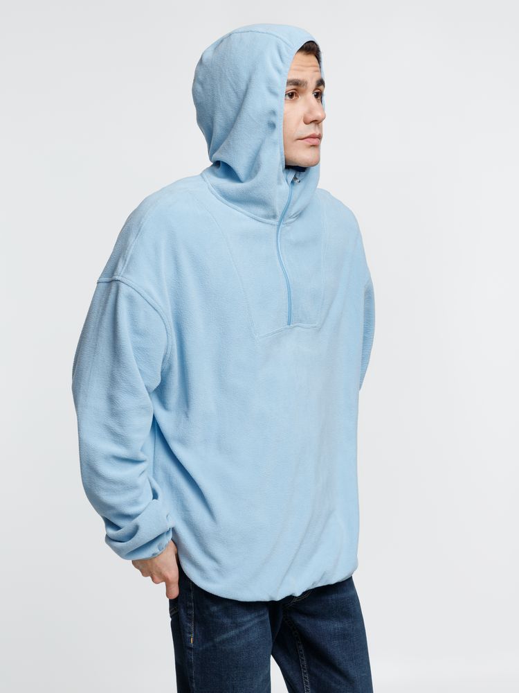 Анорак флисовый унисекс Fliska, голубой / Миниатюра модельного (1000)