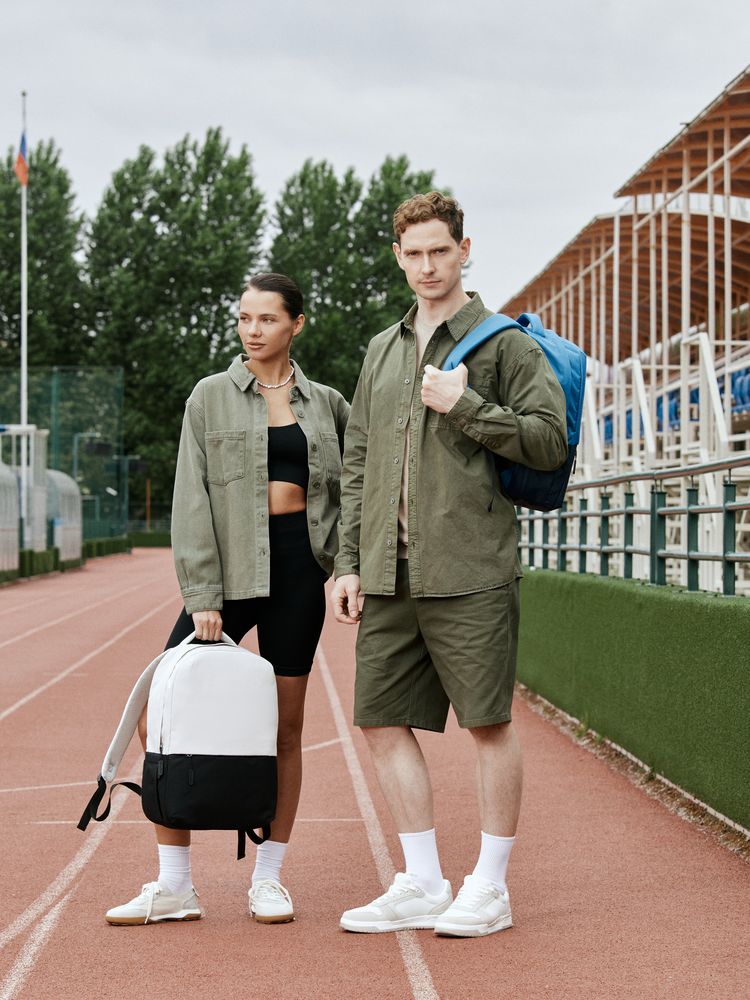 Рюкзак Twindale, серый с черным / Миниатюра имиджевого (1000)