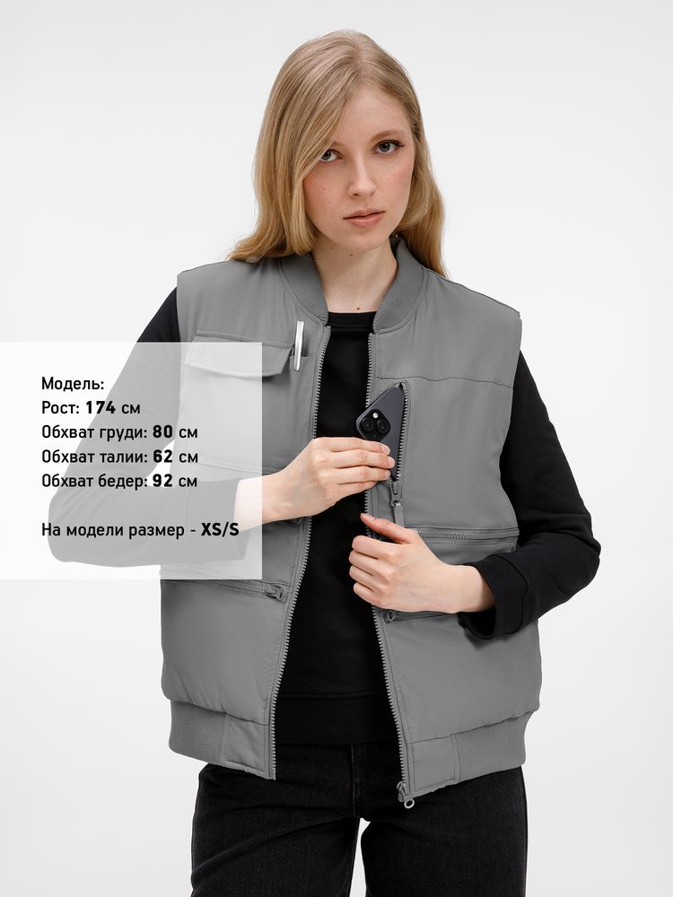 Жилет Hard Work, серый / Миниатюра модельного (1000)