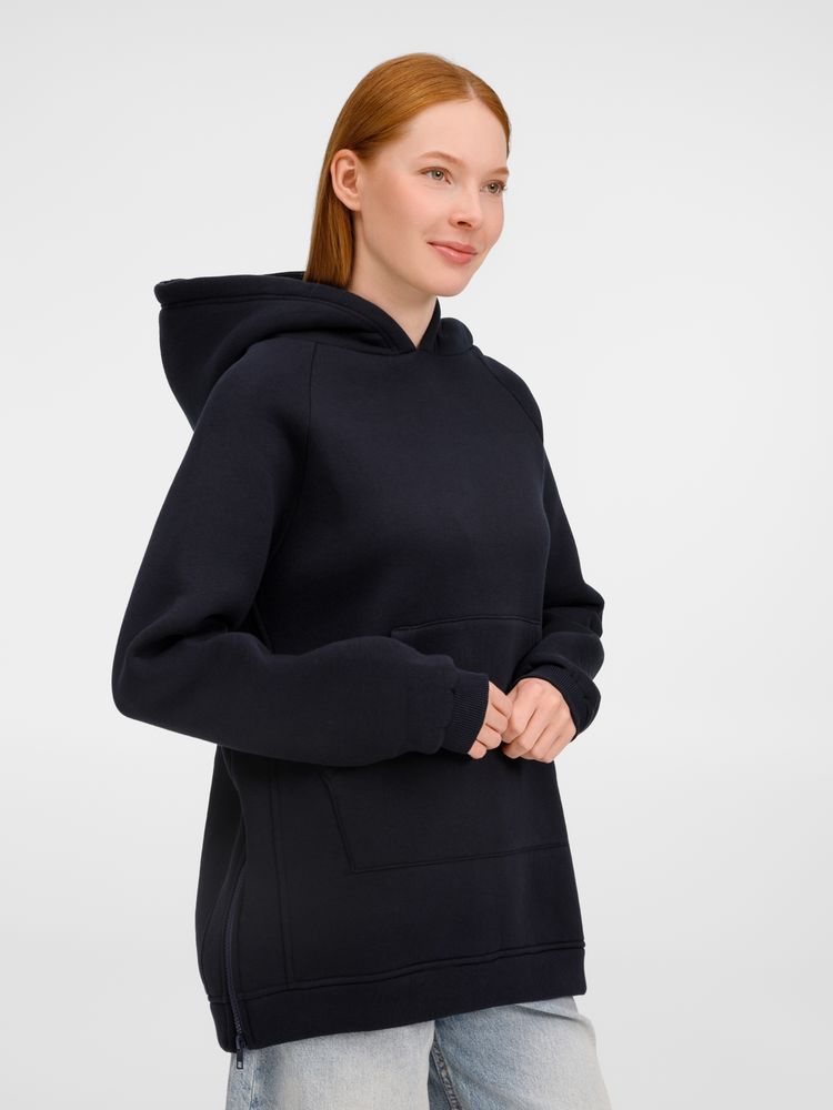 Худи унисекс оверсайз Easy Street, темно-синее / Миниатюра модельного (1000)