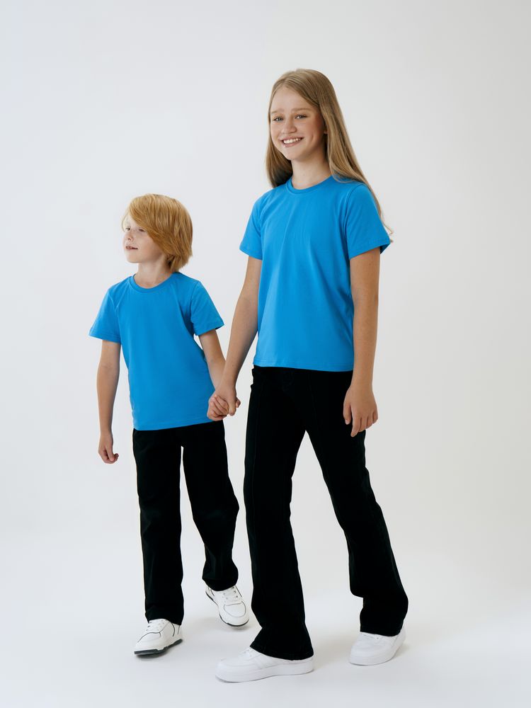 Футболка детская T-Bolka Kids, бирюзовая / Миниатюра модельного (1000)