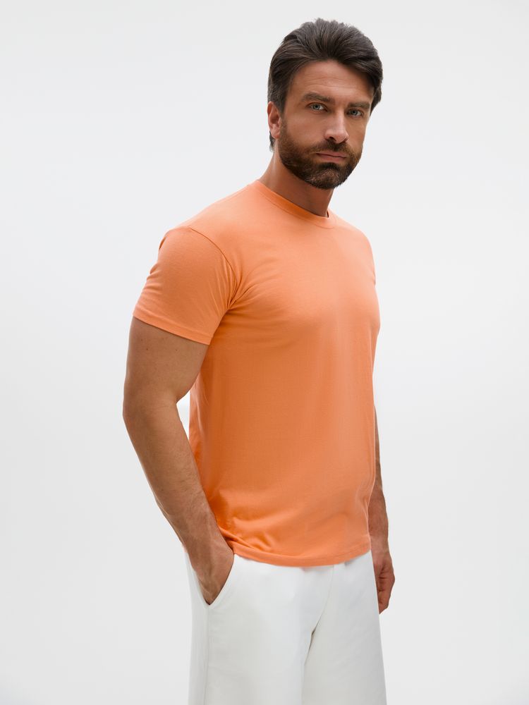 Футболка унисекс Regent 150, оранжевая (абрикосовая) / Миниатюра модельного (1000)