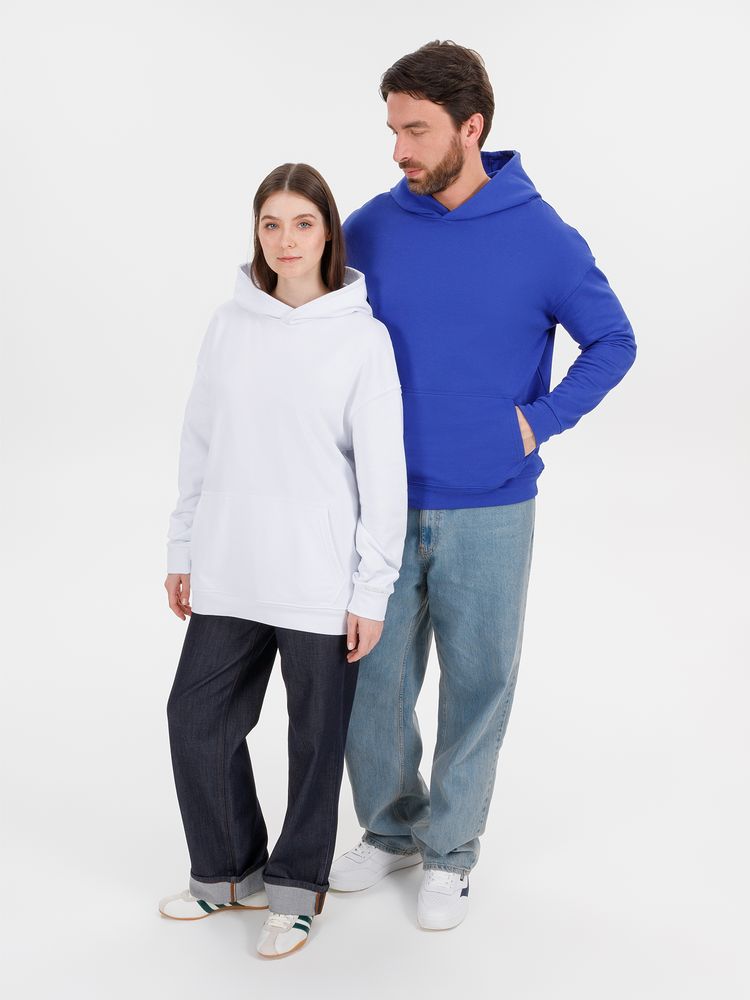 Худи оверсайз унисекс Outshine, белое / Миниатюра модельного (1000)