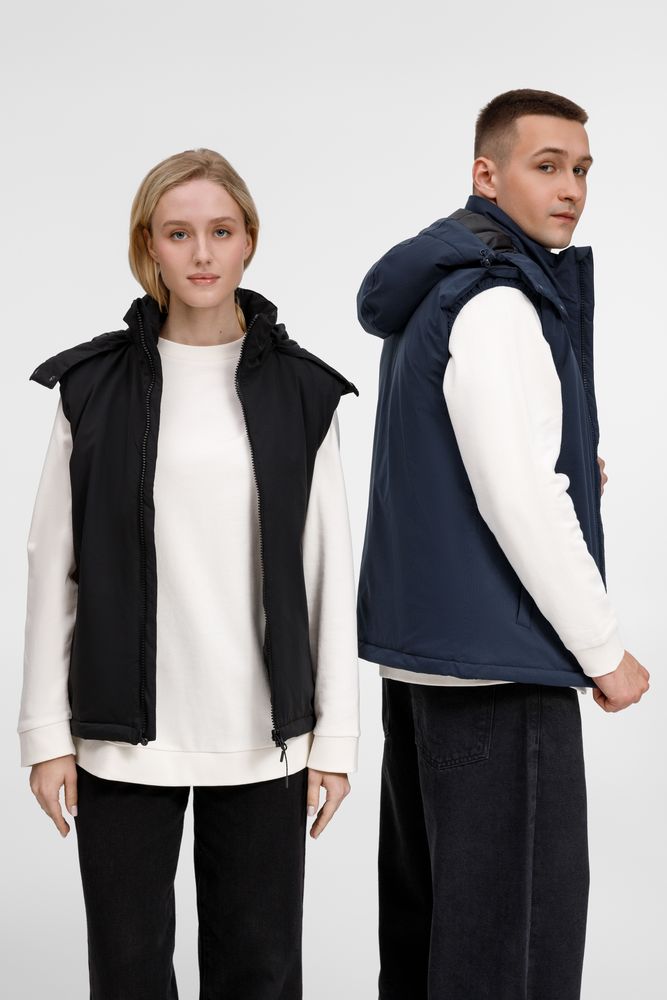 Жилет унисекс Sfera, темно-синий / Миниатюра модельного (1000)