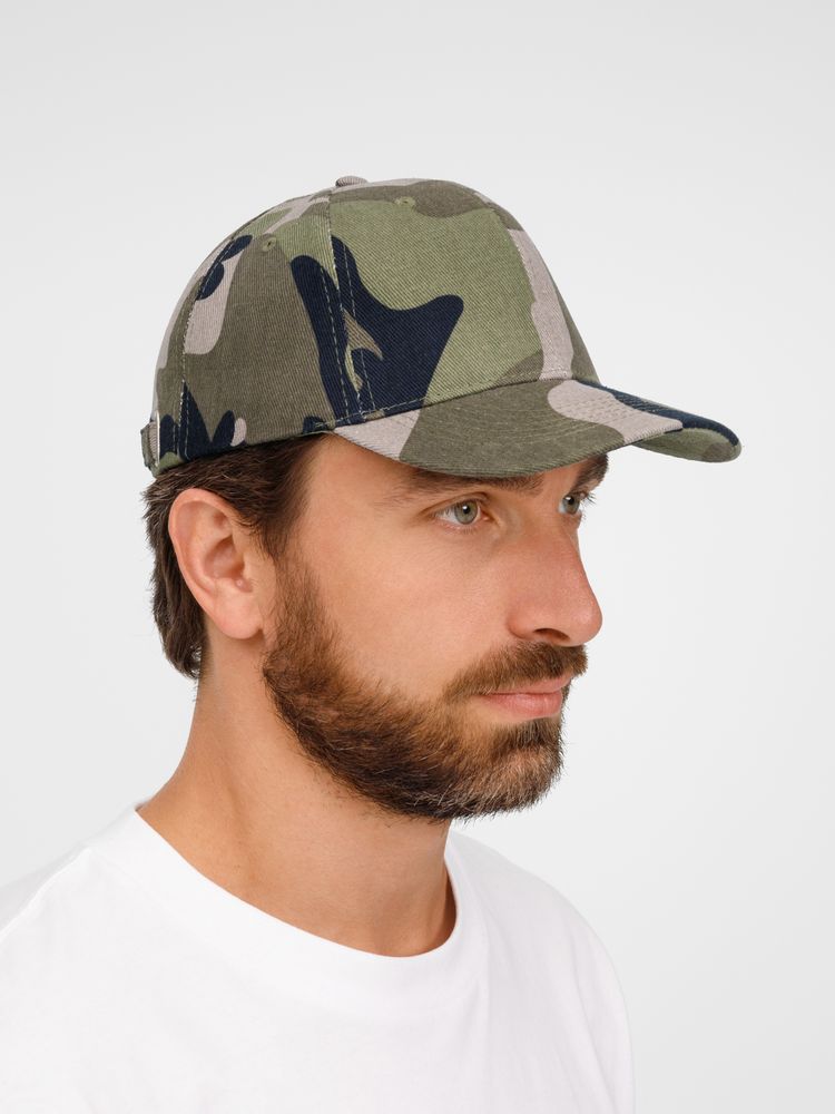 Бейсболка Buffalo зеленый камуфляж / Миниатюра модельного (1000)