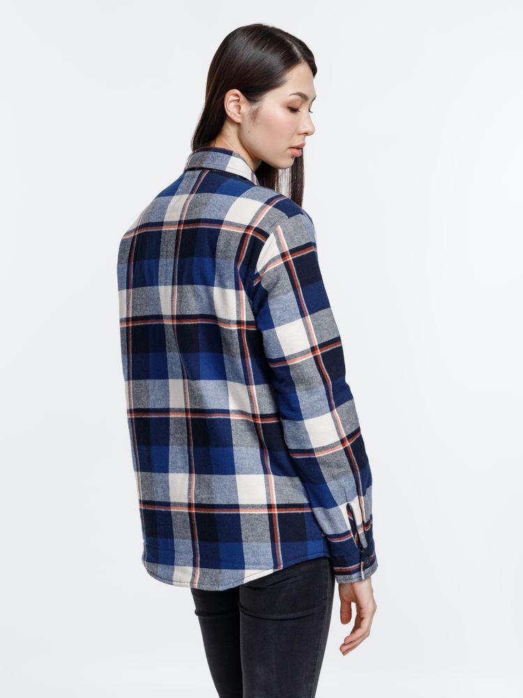 Куртка-рубашка оверсайз унисекс Noah, синяя / Миниатюра модельного (1000)