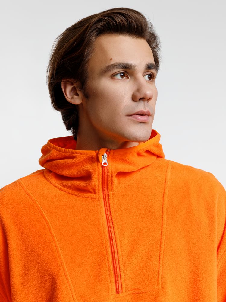 Анорак флисовый унисекс Fliska, оранжевый / Миниатюра модельного (1000)