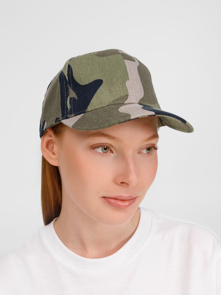 Бейсболка Buffalo зеленый камуфляж / Миниатюра модельного (1000)