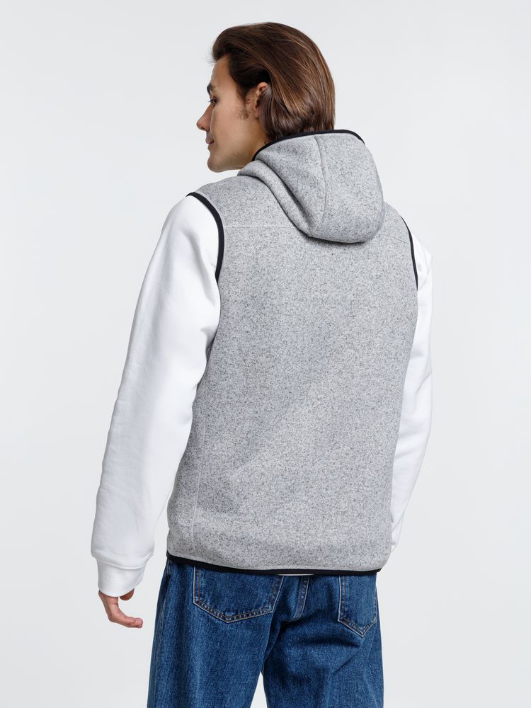 Жилет с капюшоном унисекс Gotland, серый / Миниатюра модельного (1000)