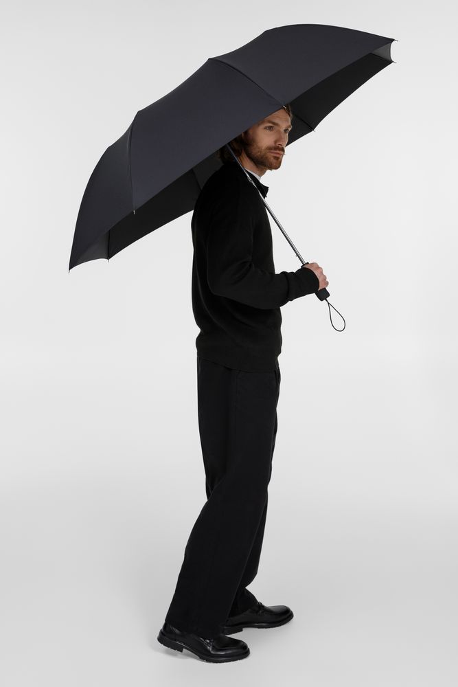 Зонт складной Big Arc, черный / Миниатюра модельного (1000)