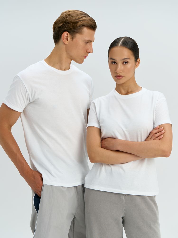 Футболка унисекс Regent 150, белая / Миниатюра модельного (1000)