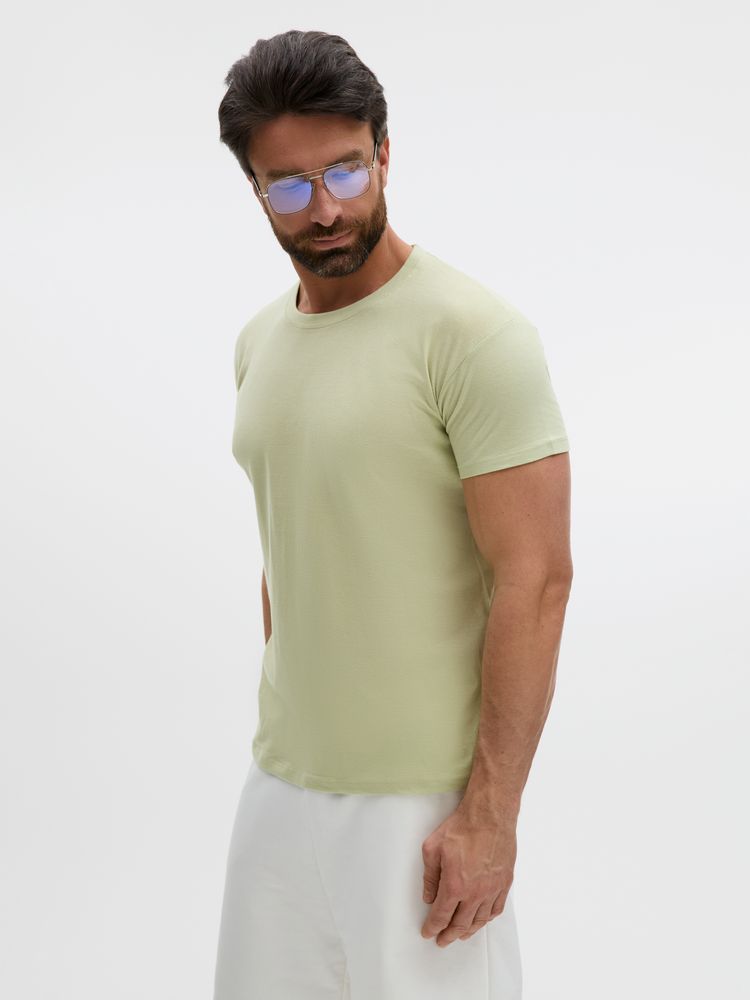 Футболка унисекс Regent 150, лайм / Миниатюра модельного (1000)