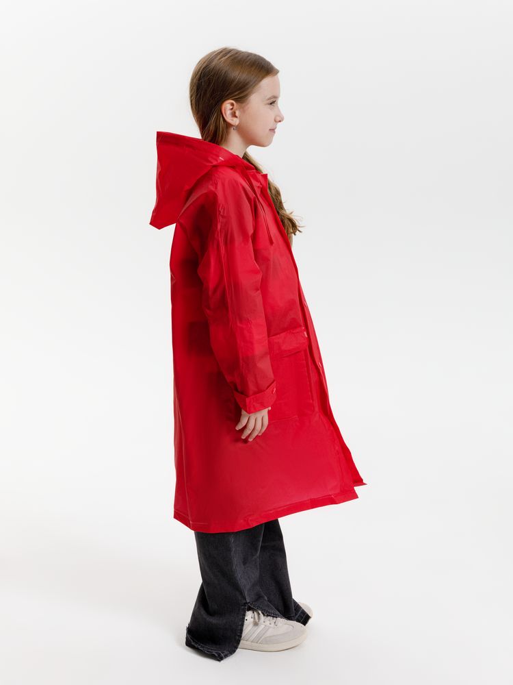 Дождевик детский RainDrop Kids, красный / Миниатюра модельного (1000)