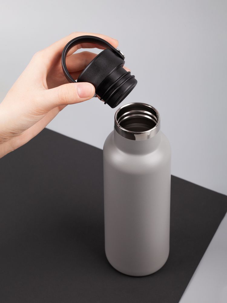Термобутылка Bidon, серая / Миниатюра имиджевого (1000)