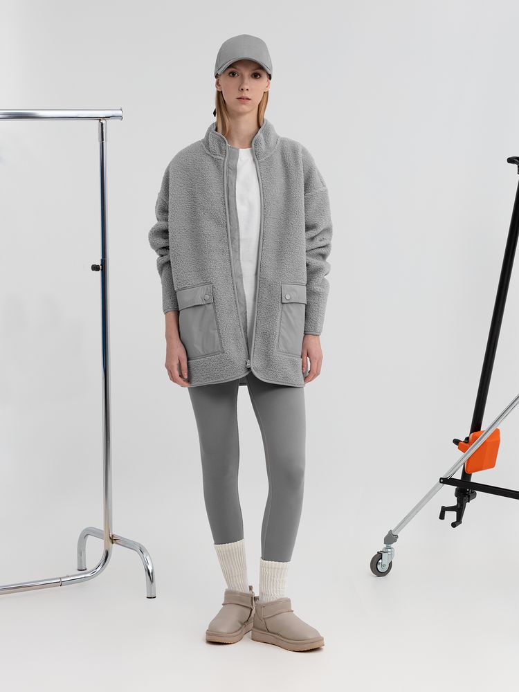 Куртка унисекс Oblako, светло-серая / Миниатюра модельного (1000)