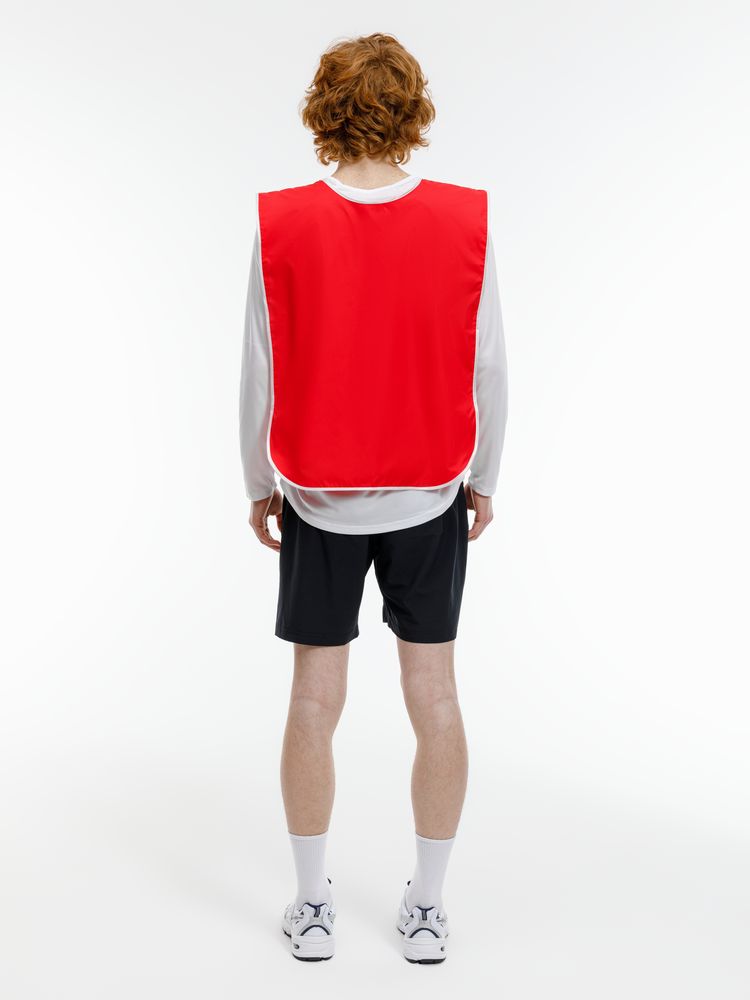 Манишка Member, красная с белым, единый размер / Миниатюра модельного (1000)