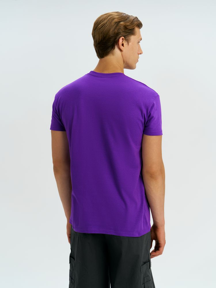 Футболка унисекс Regent 150, темно-фиолетовая / Миниатюра модельного (1000)