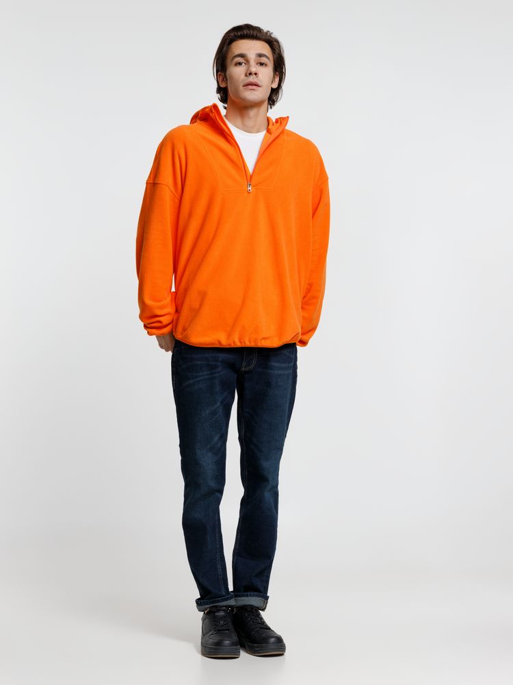 Анорак флисовый унисекс Fliska, оранжевый / Миниатюра модельного (1000)