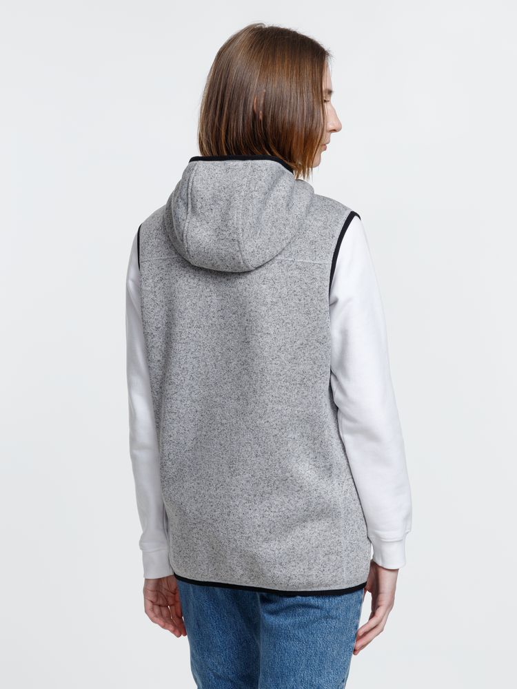 Жилет с капюшоном унисекс Gotland, серый / Миниатюра модельного (1000)