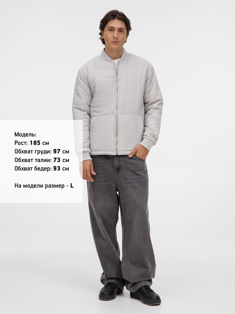 Куртка унисекс Warmbridge, светло-серая / Миниатюра модельного (1000)