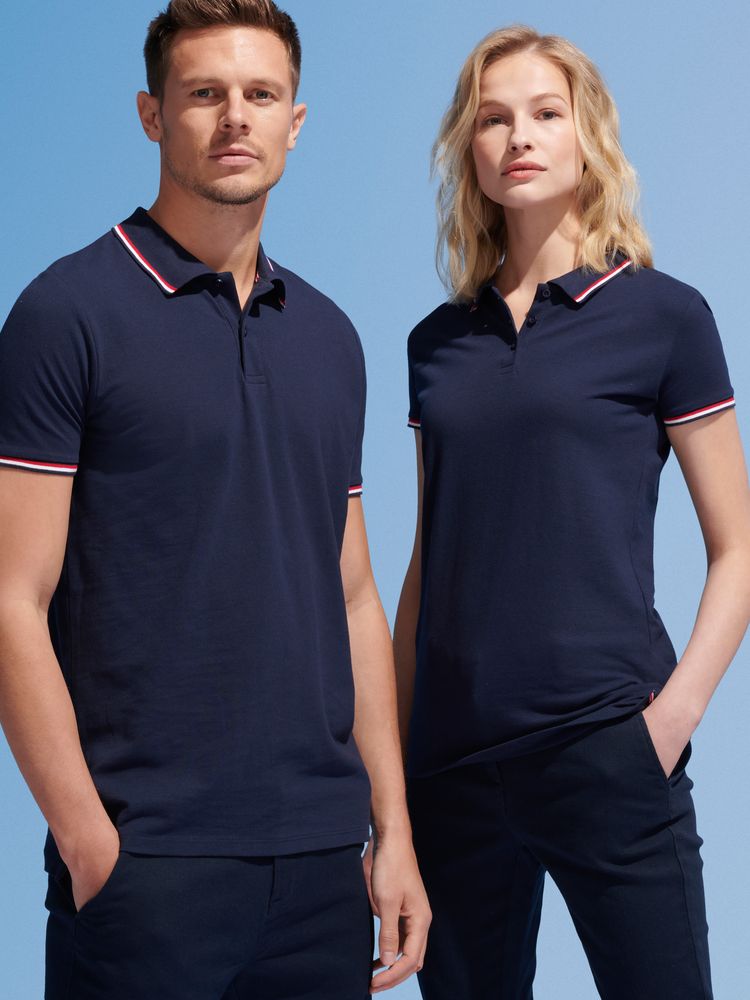 Рубашка поло мужская Prestige Men, темно-синяя / Миниатюра имиджевого (1000)