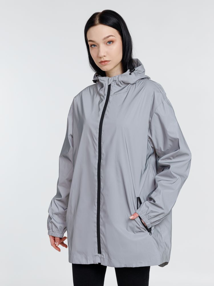 Парка Manifest из светоотражающей ткани, серая / Миниатюра модельного (1000)