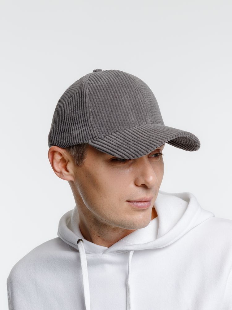 Бейсболка Soft Core, серая / Миниатюра модельного (1000)