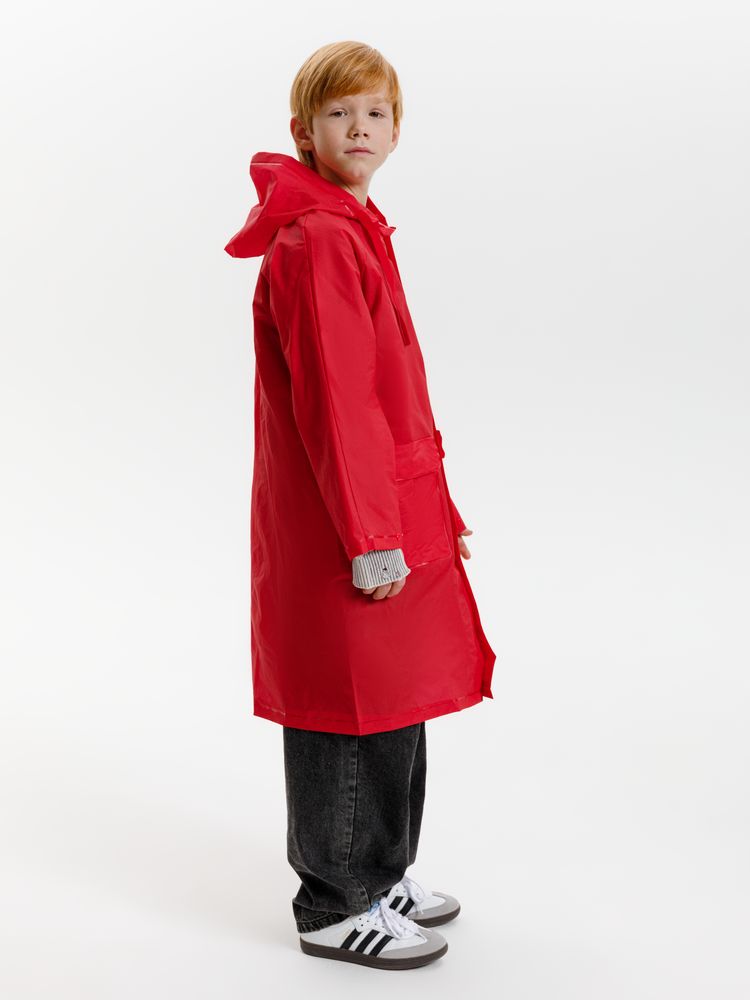 Дождевик детский RainDrop Kids, красный / Миниатюра модельного (1000)