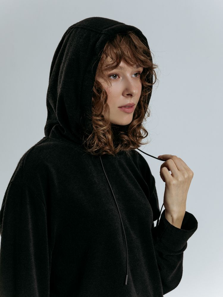 Худи унисекс Prima Vista, черное / Миниатюра модельного (1000)