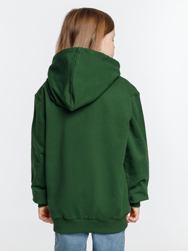 Худи детское Kirenga 2.0 Kids, темно-зеленое / Миниатюра модельного (1000)