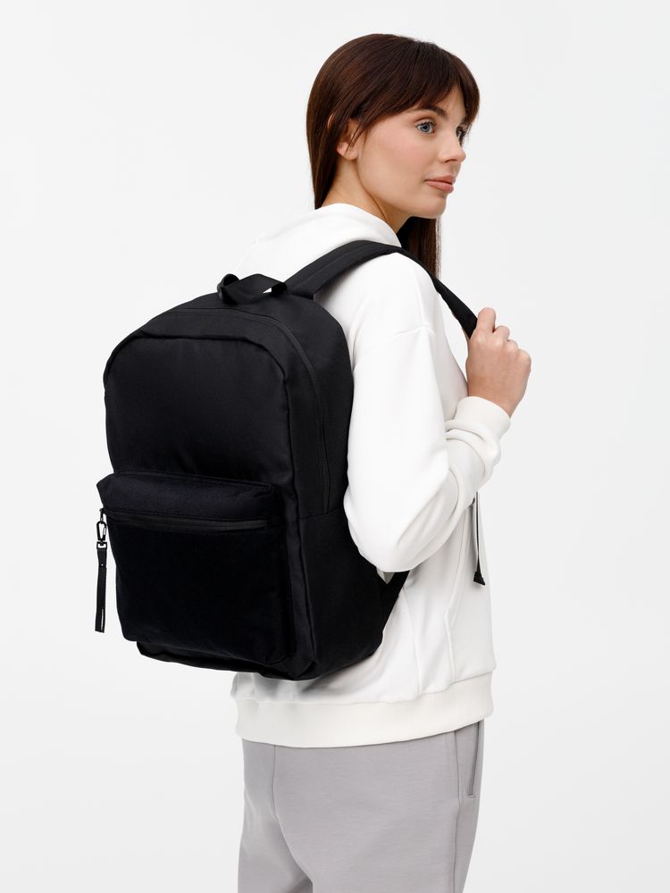 Рюкзак Patch Catcher с карманом из липучки, черный / Миниатюра модельного (1000)