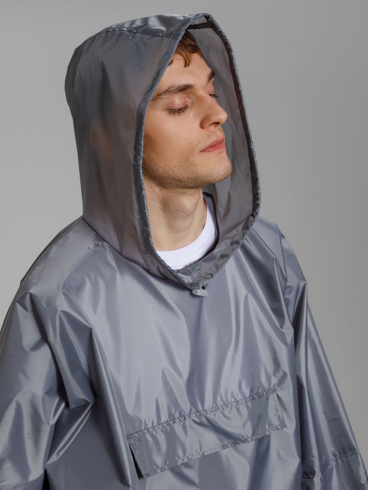 Дождевик-анорак Alatau, серый, единый размер / Миниатюра модельного (1000)
