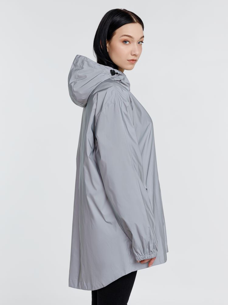 Парка Manifest из светоотражающей ткани, серая / Миниатюра модельного (1000)