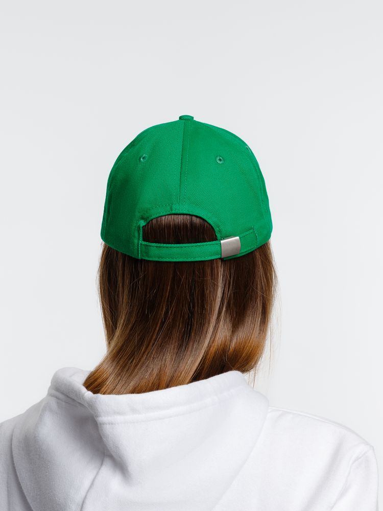 Бейсболка Spiker, зеленая с белым / Миниатюра модельного (1000)