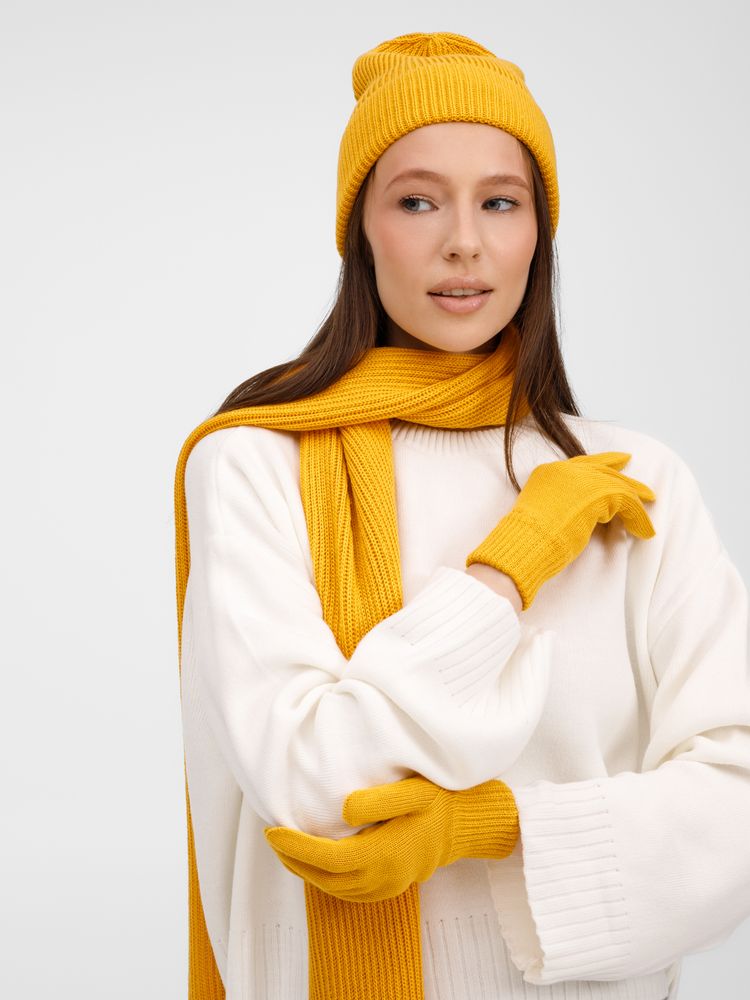 Перчатки Nobilis Mono, желтые (медовые) / Миниатюра модельного (1000)